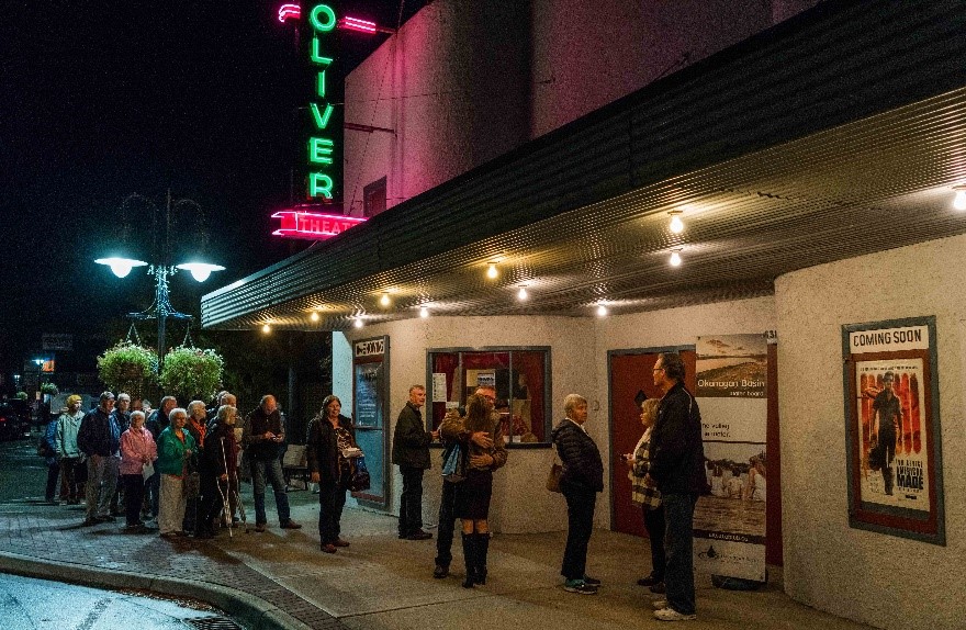 People line up for the premiere in Oliver. Credit: Ascent Films