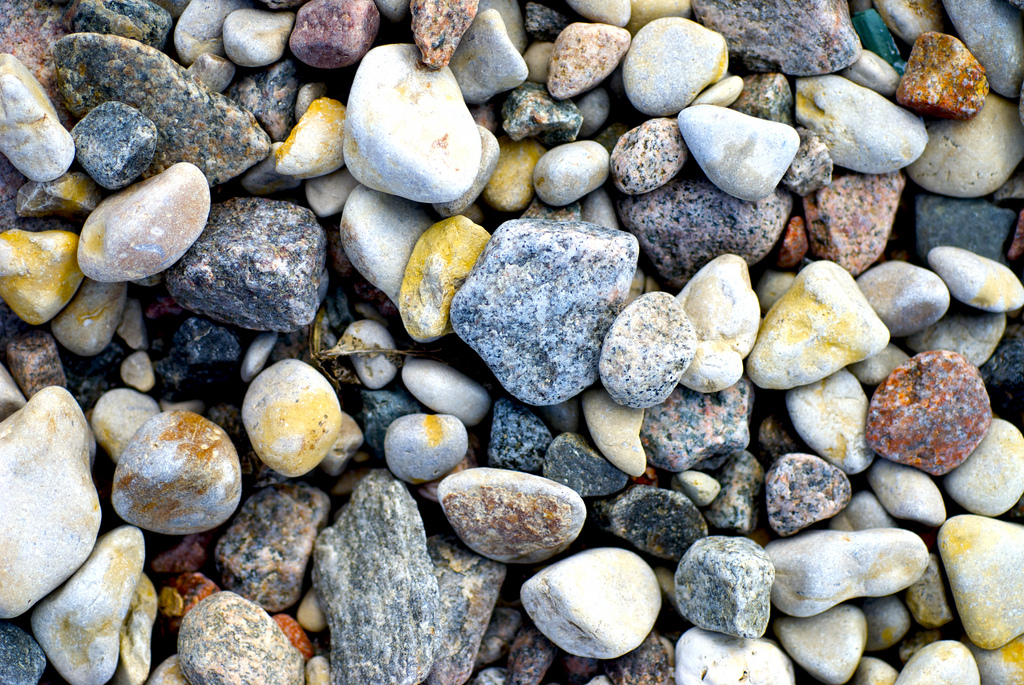 Stones on the Lake Winnipeg shoreline. Credit: Joel Penner.