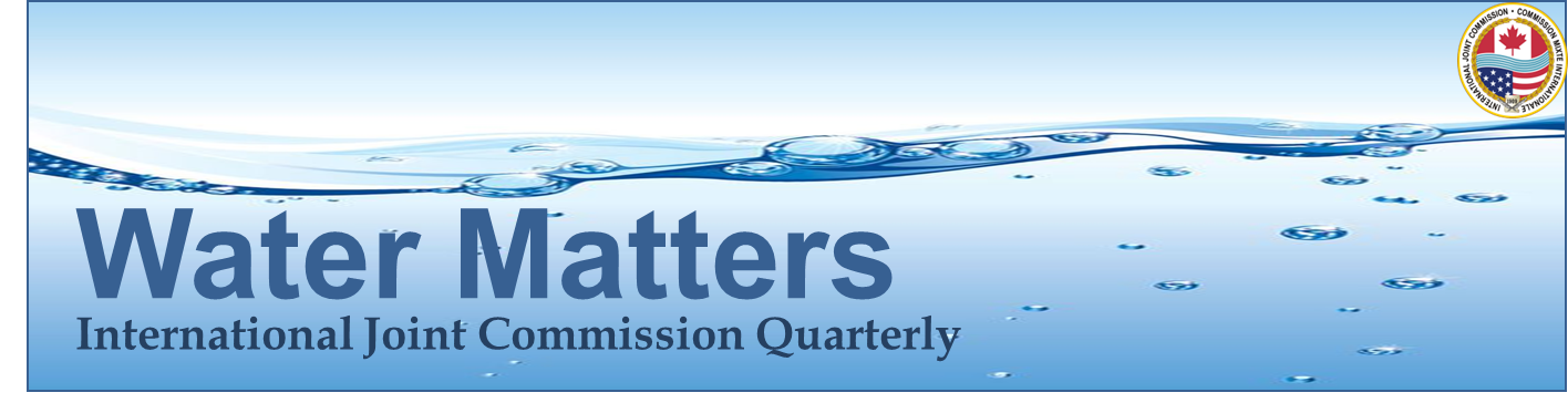 Logo of IJC newsletter Water Matters