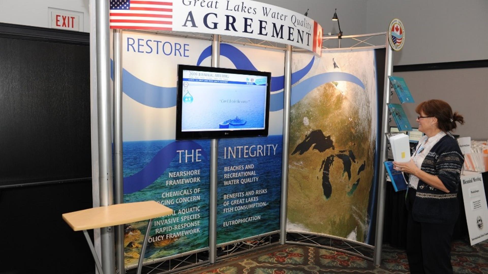 great lakes water quality agreement display biennial
