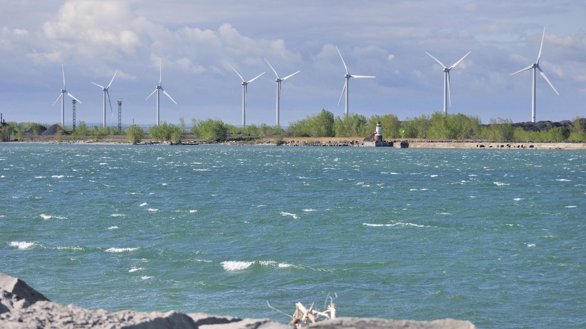 wind farm lake erie